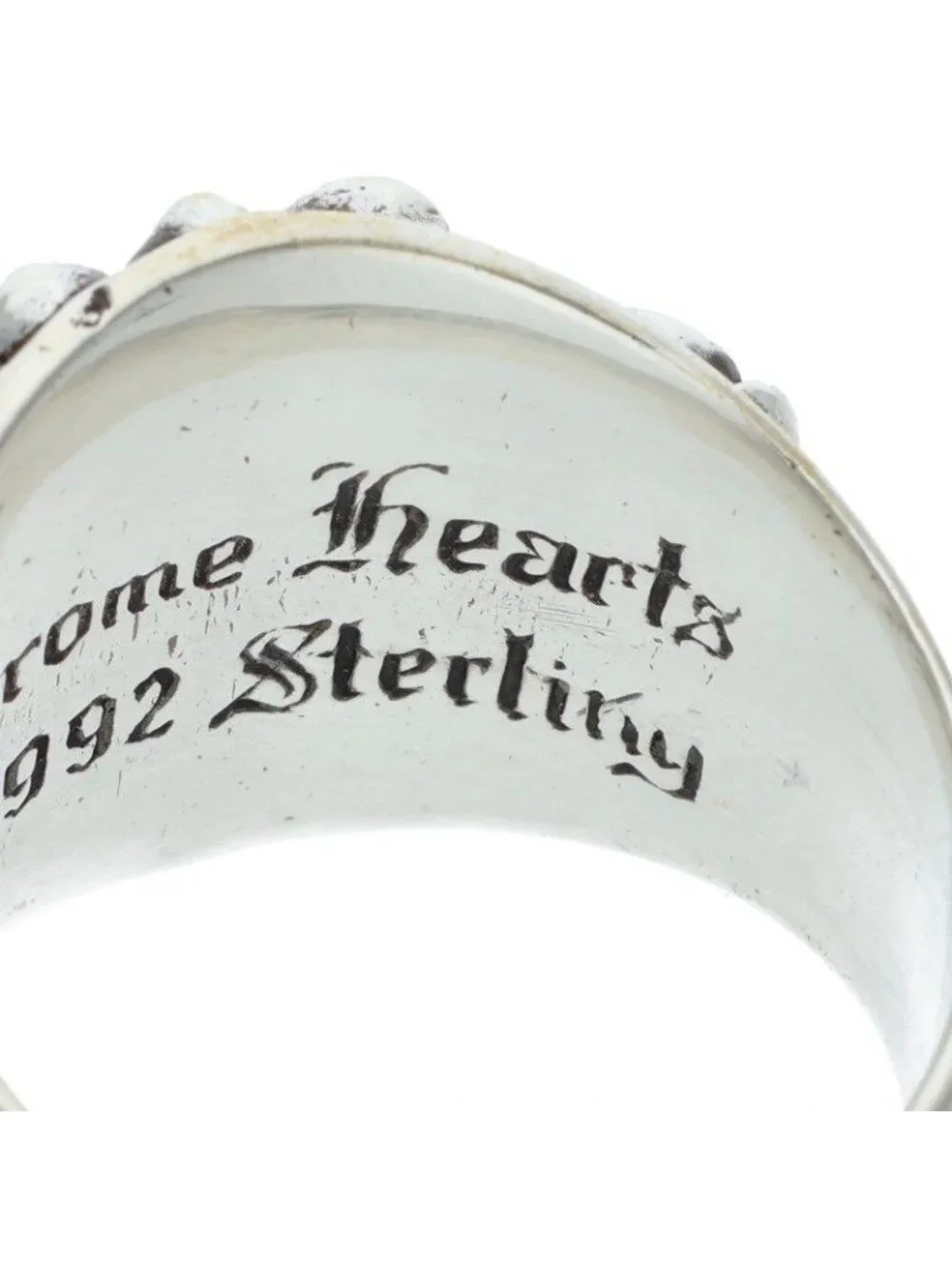 Chrome Hearts Keeper Silver Ring